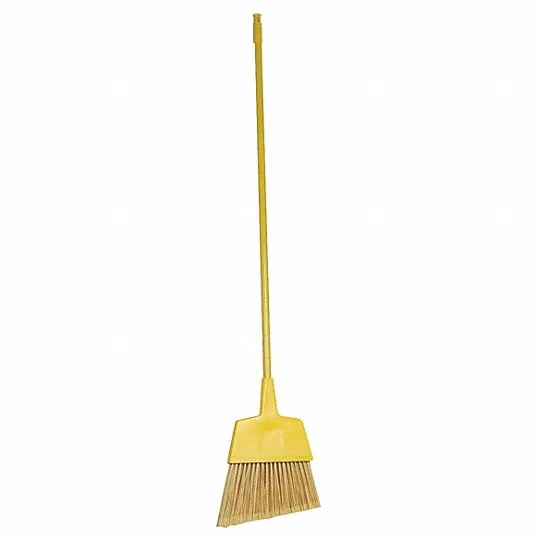 Tough Guy Yellow 12" Synthetic Angle Broom, 1vac5