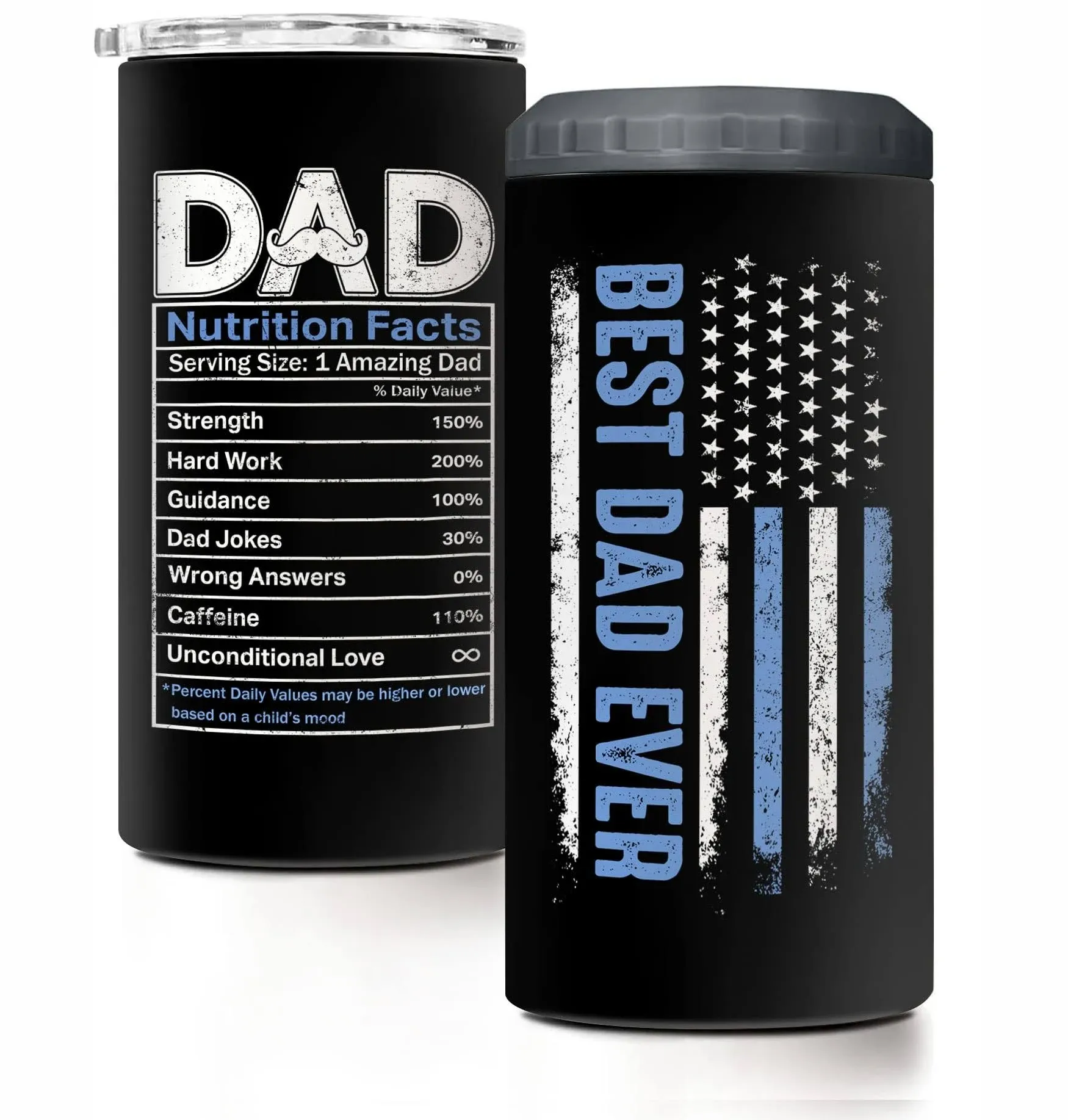 Father's Day Gifts for Dad from Daughter, Son, Kids - Father's Day Gifts from Daughter, Son - Dad Gifts for Fathers Day - Dad Birthday Gift, Birthday Gifts for Dad, Dad Tumbler Can Cooler 16Oz