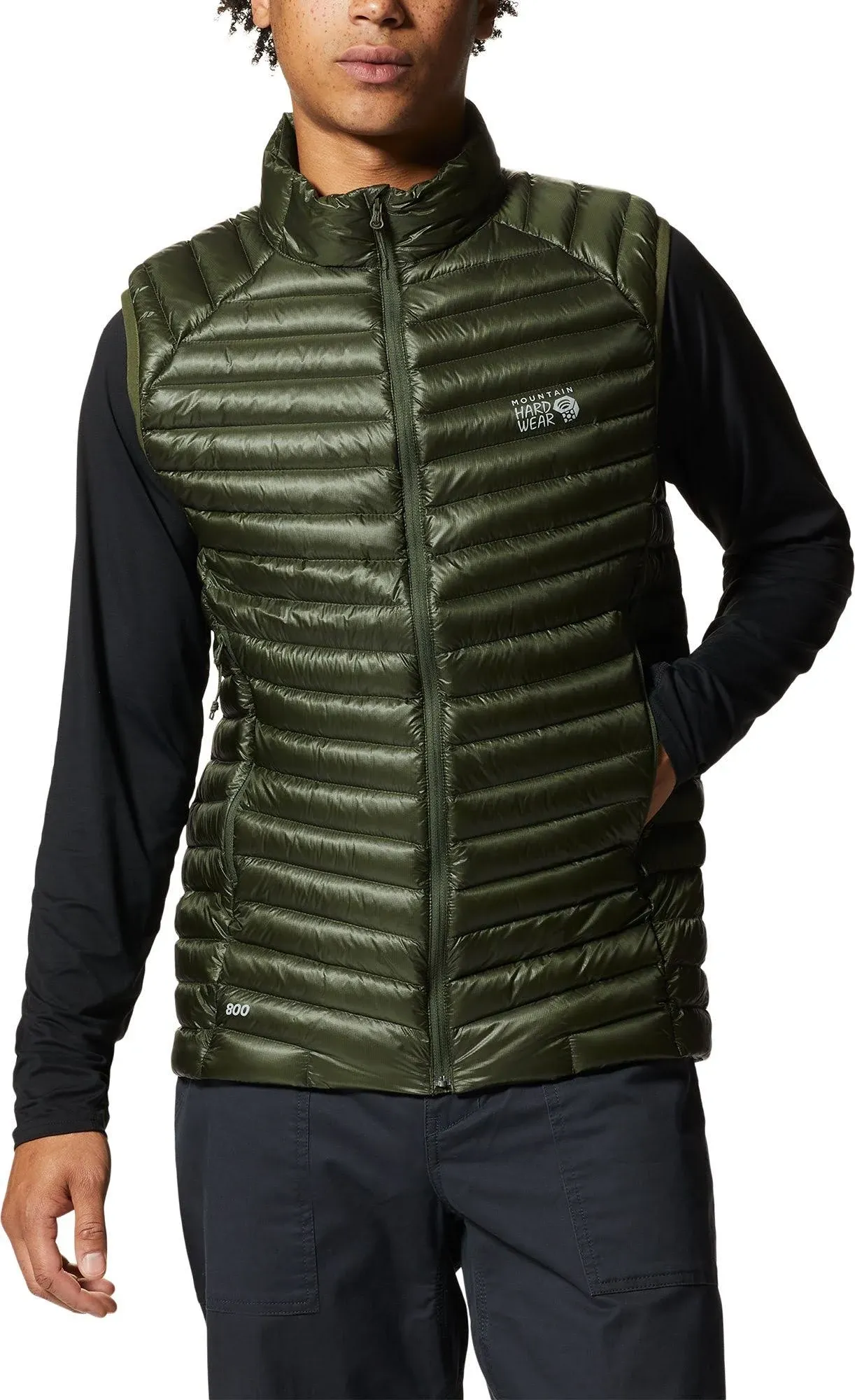 Mountain Hardwear Ghost Whisperer 2 Vest - Men's - Surplus Green - XL