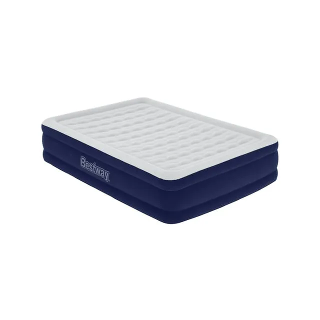 Bestway Tritech Air Mattress Full 15" with Built-in AC Pump, Navy