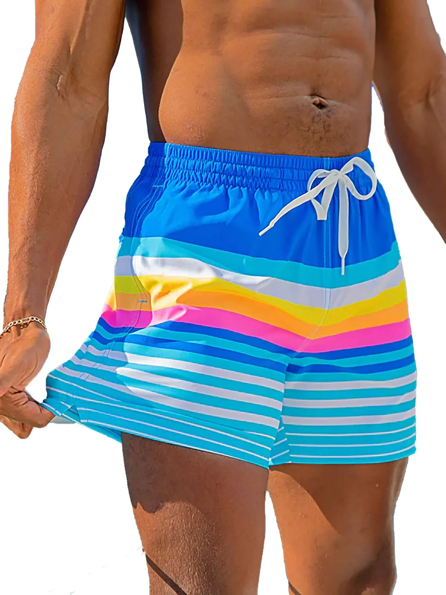 Chubbies Men's The Domingos Are for Flamingos 5.5" Swim Trunk