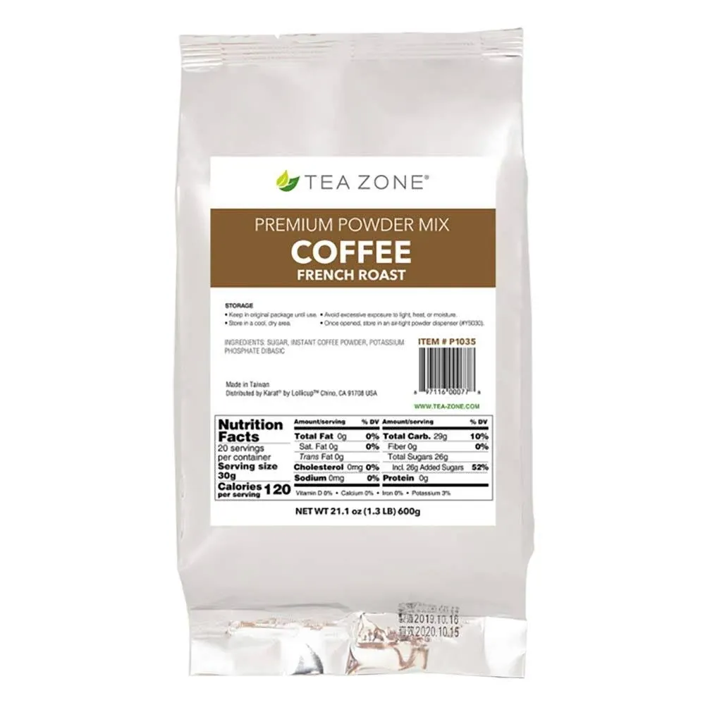 Tea Zone Iced Coffee Mix/Instant Coffee Powder Mix-Iced Coffee (1.1 lbs, P1035)