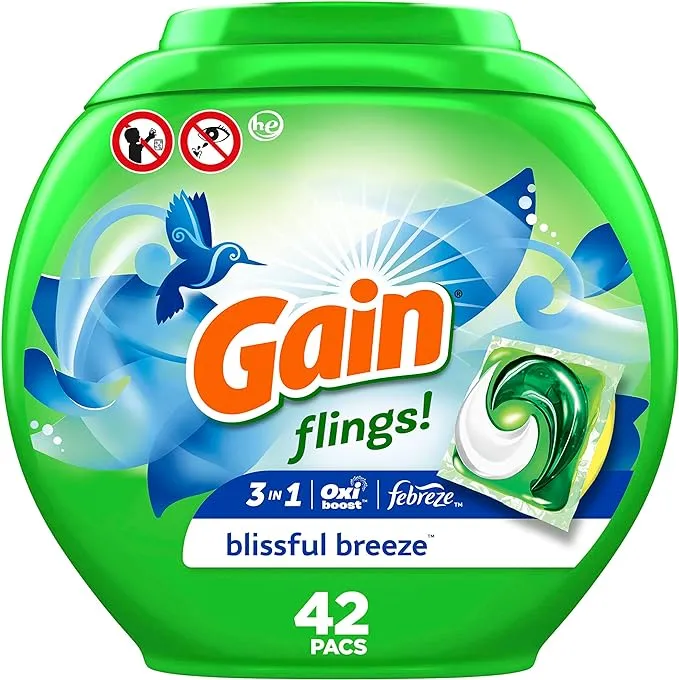 Gain Flings 3 in 1 Original Laundry Detergent Pacs