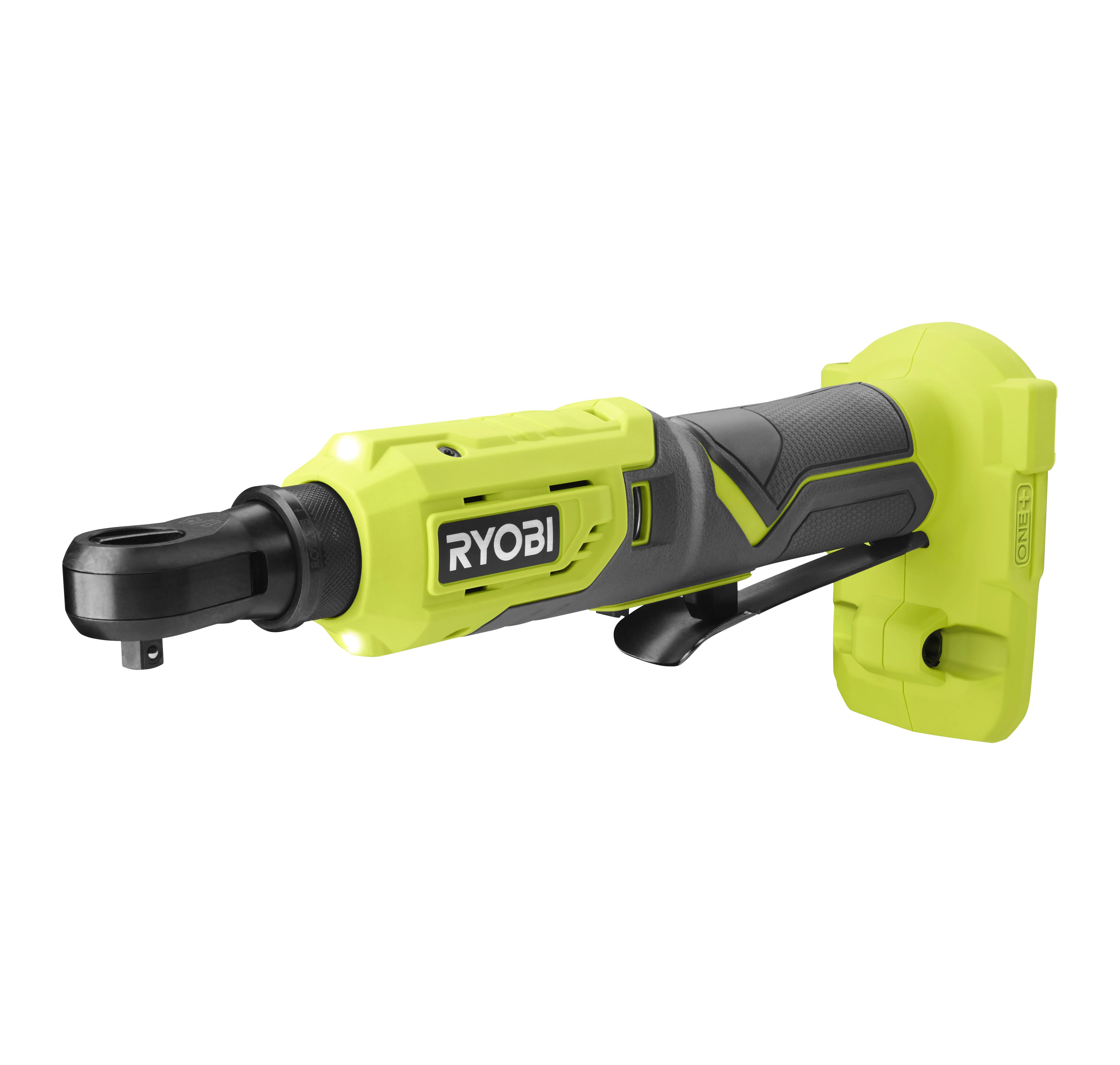 Ryobi 18-Volt One+ Cordless 1/4 in. 4-Position Ratchet (Tool Only)