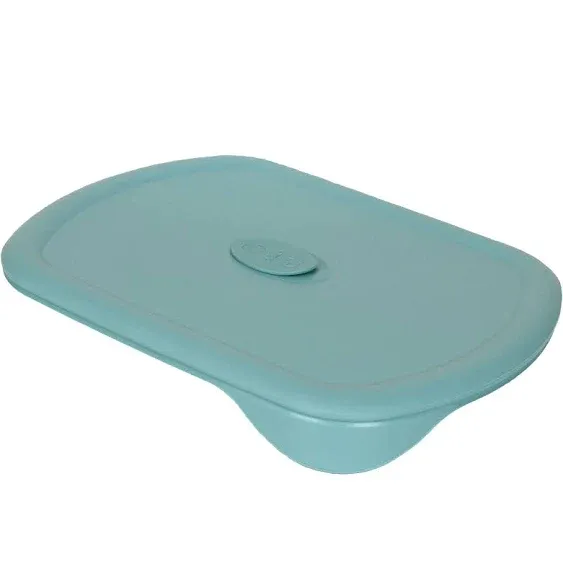 Pyrex 8212-VPC 3-Quart Rectangular Vented Replacement Turquoise Lid (Length: 11.75in X Width: 9in X Height: 1.5in)