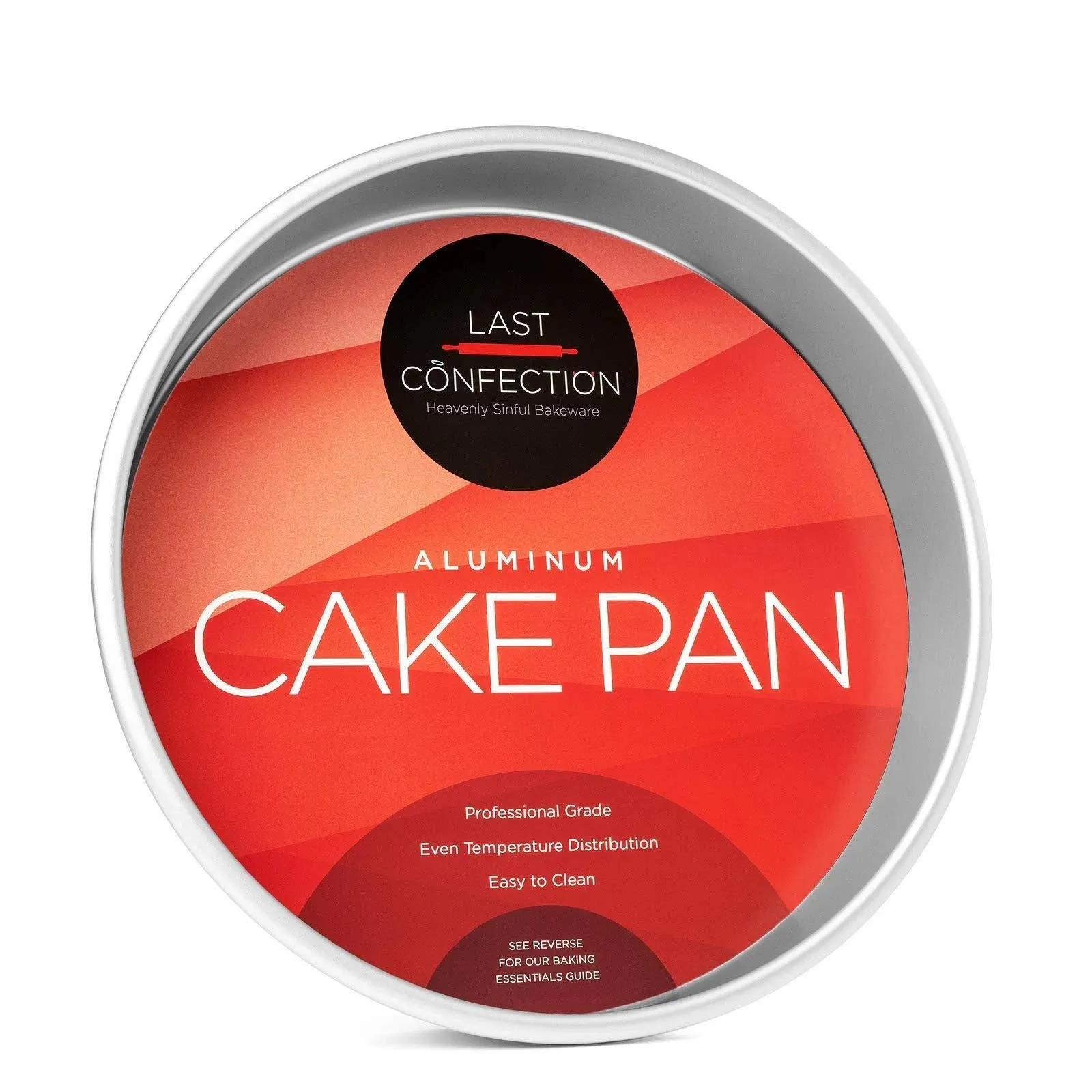 Last Confection 10" x 2" Aluminum Round Cake Pan - Professional Bakeware