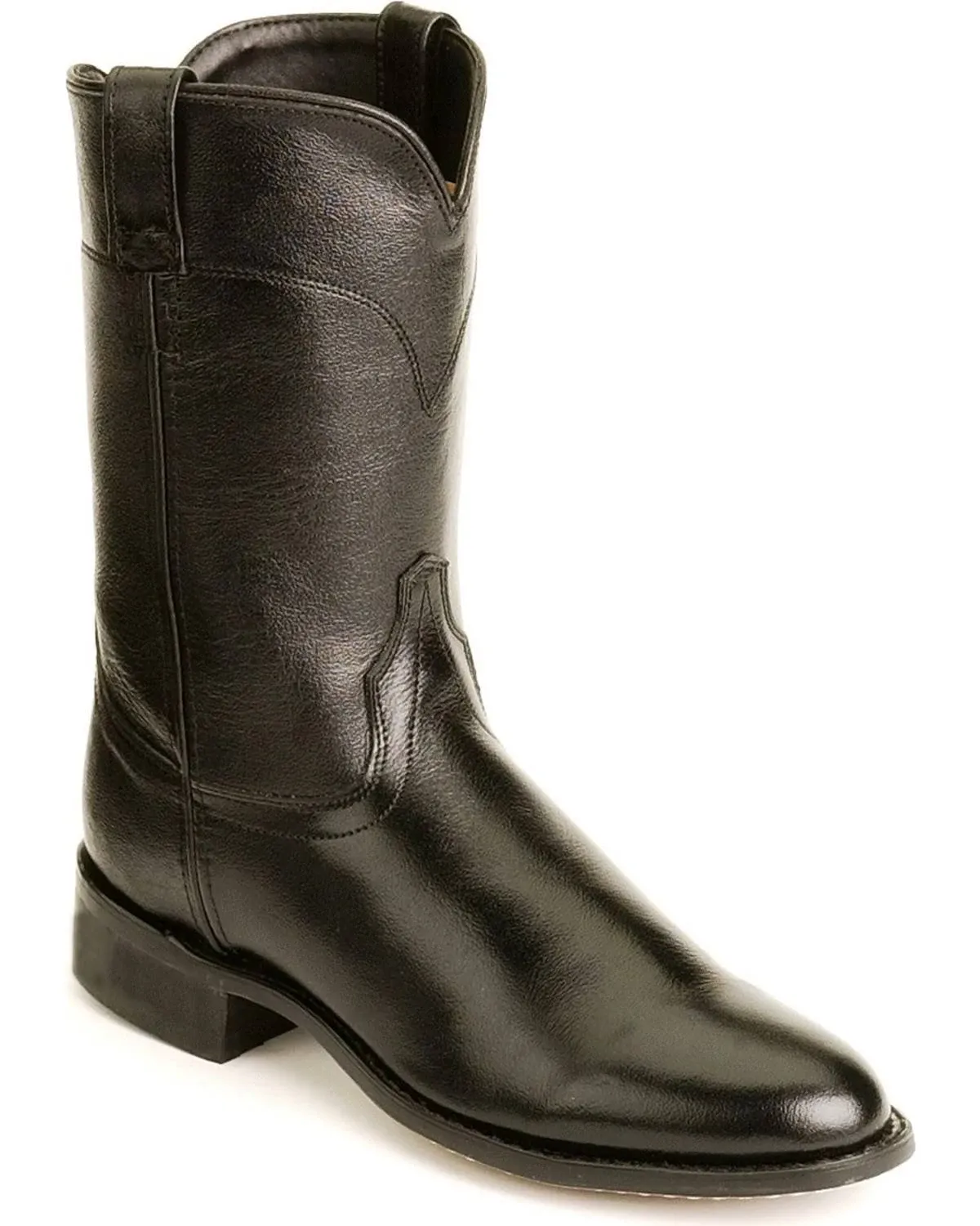 "Old West Men's Roper Boots - Black"