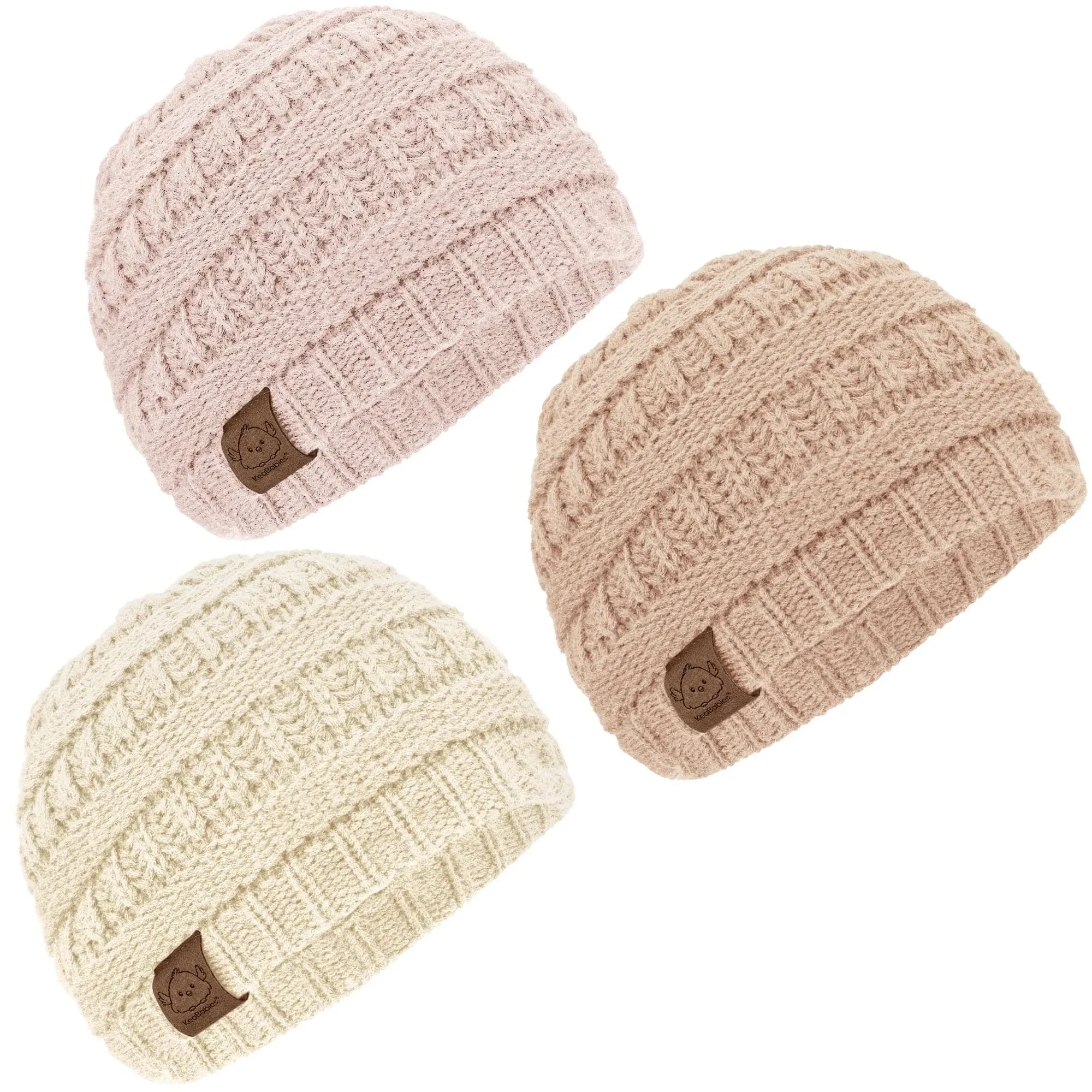 Premium Acrylic WARMZY Baby Beanies For Infants, Toddler Boys & Girls