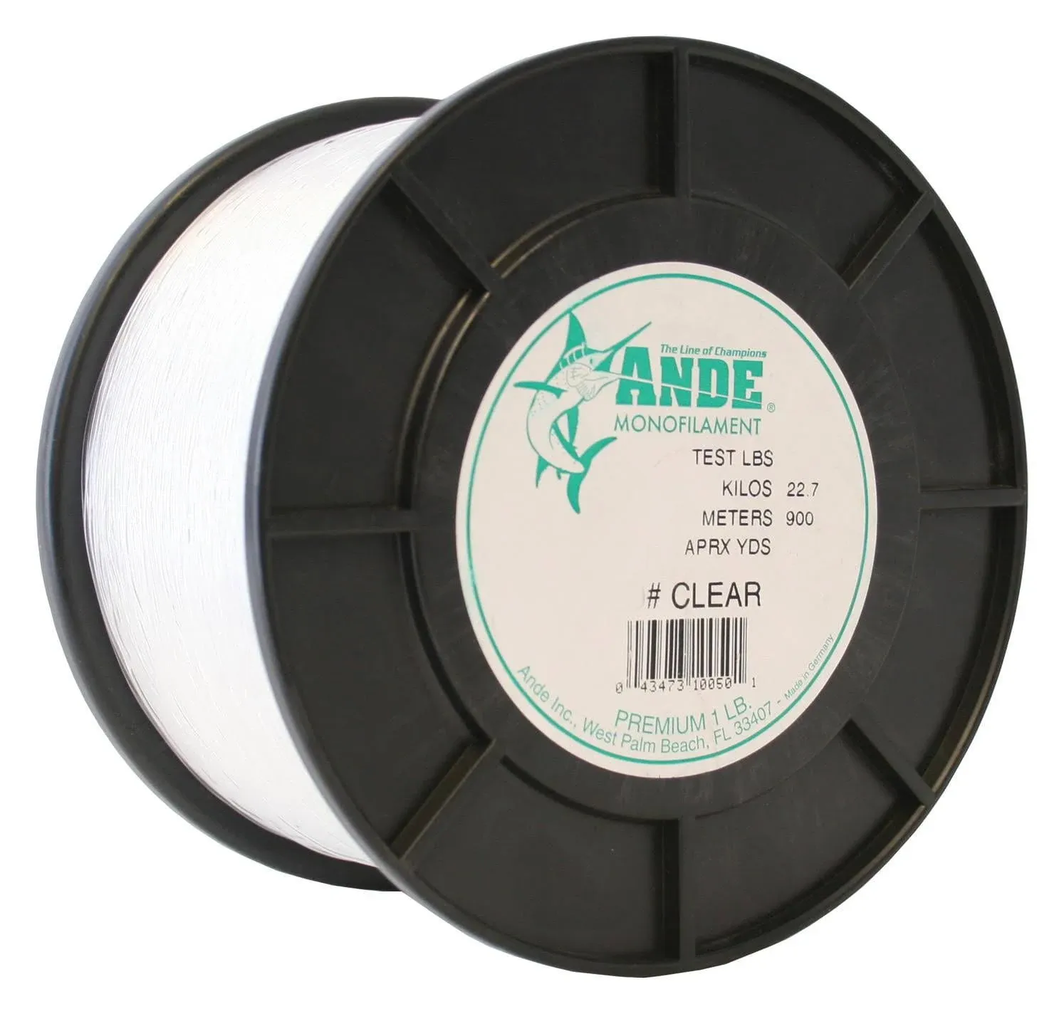 Ande Premium Monofilament - Clear 1-Lb.