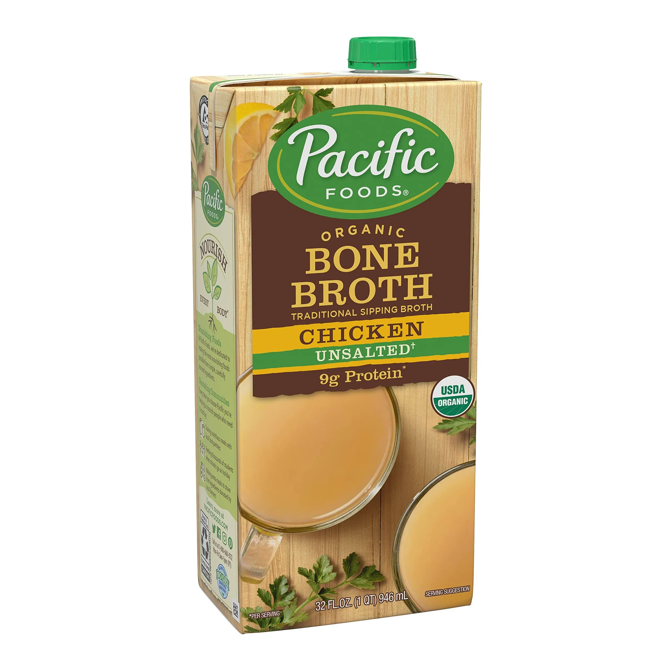 Pacific Foods Bone Broth Chicken Organic 32 fl oz