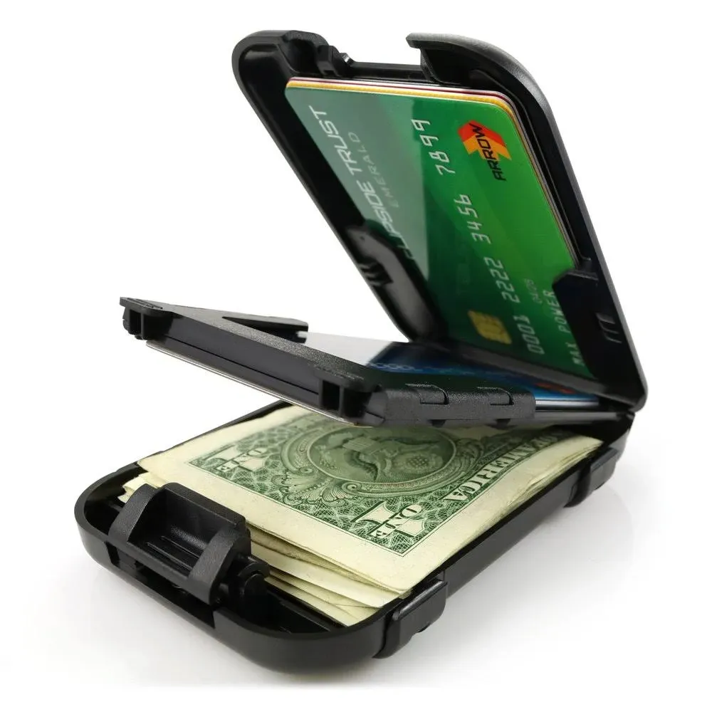 Flipside Wallets 4 RFID Blocking Wallet for Men with Removable Money Clip - Slim