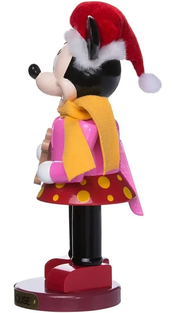 10" Disney Minnie Mouse With Gingerbread Doll Nutcracker