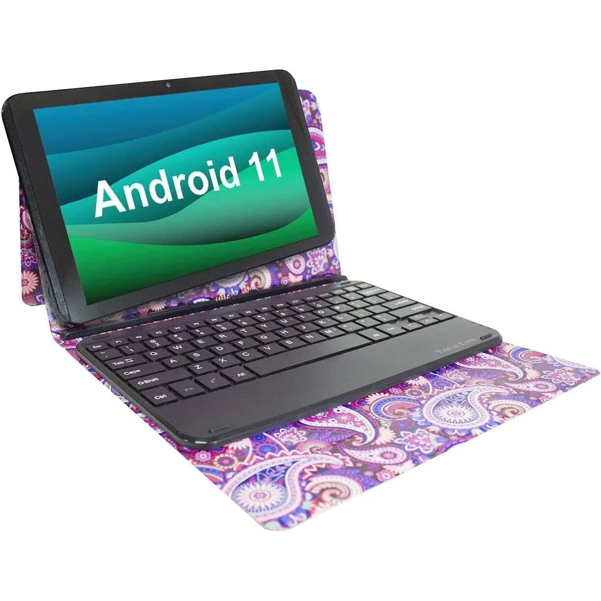 Visual Land Prestige Elite 10.1" 32GB Android 13 Quad-Core Tablet w/ Keyboard