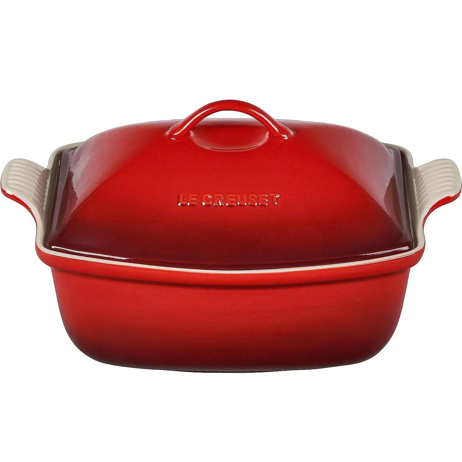 Le Creuset Heritage Cerise 4.5-Qt. Deep Covered Baker