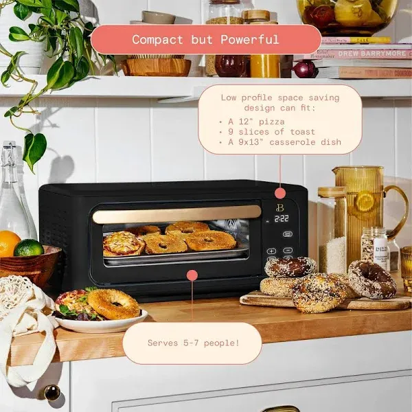 Drew Barrymore Beautiful Infrared Air Fry Toaster Oven