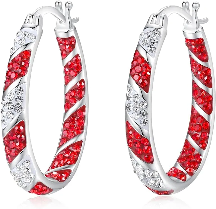 Christmas Hoop Earrings