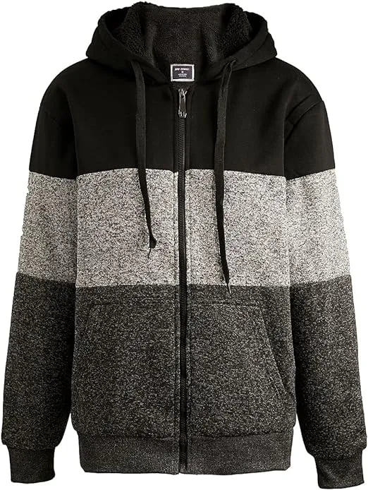 "Men's Sherpa Hooded Sweatshirt"