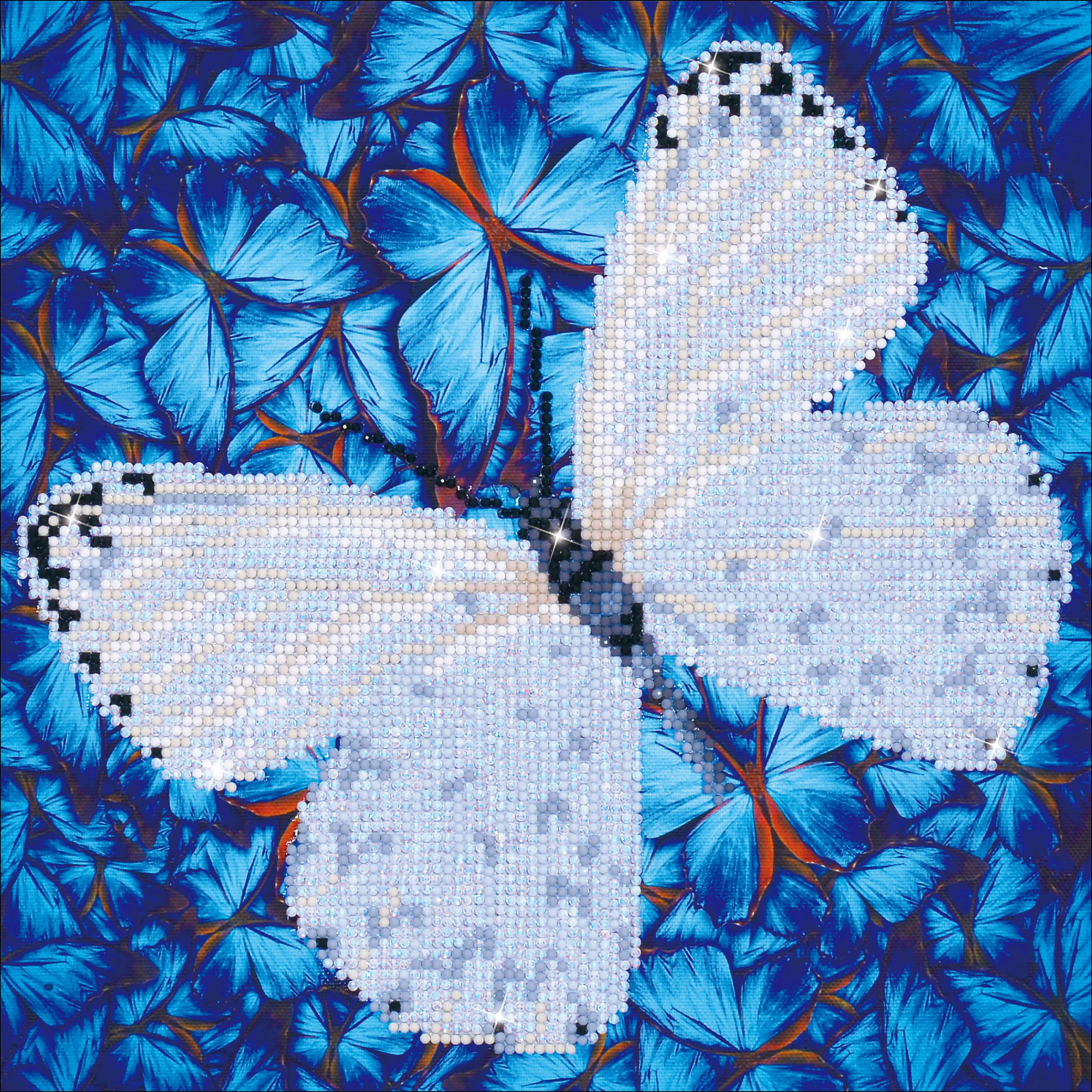 Diamond Dotz - Diamond Painting Kit - Flutterby White