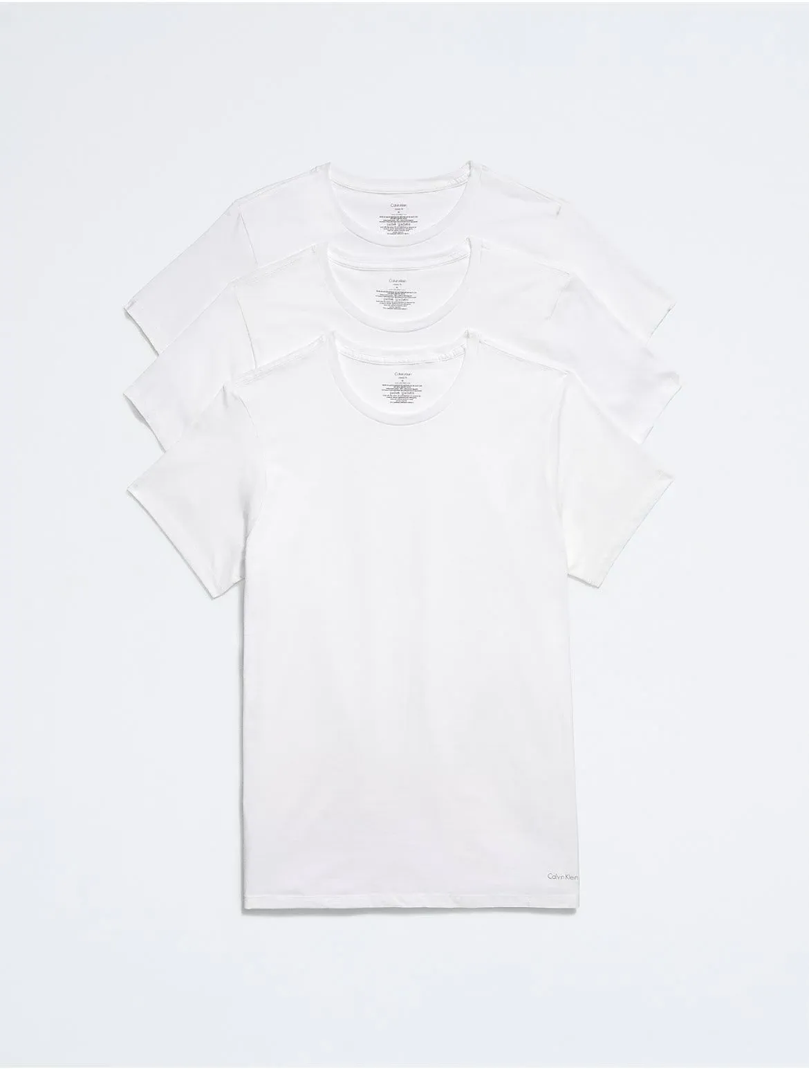 Calvin Klein Camisetas de algodón clásicas para hombre (3 unidades)