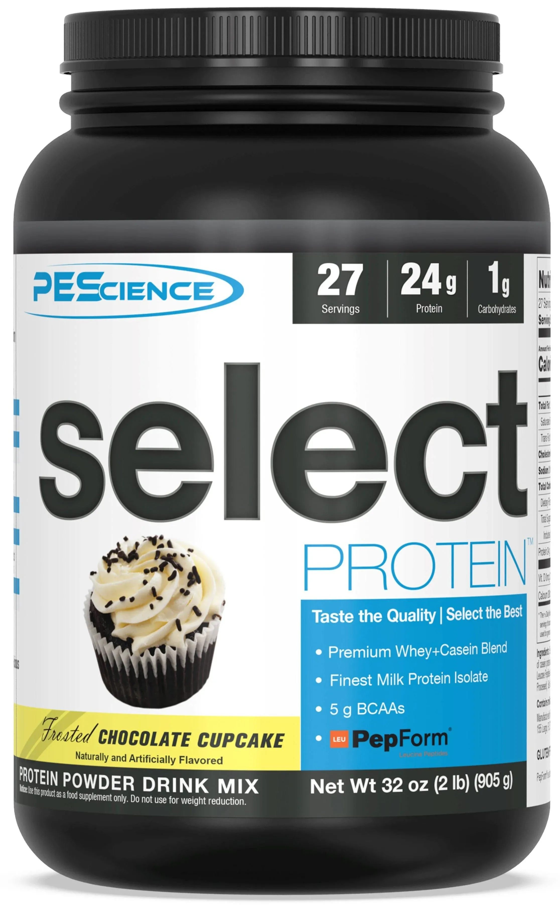 PEScience Select Low Carb Protein Powder, Gourmet Vanilla, 27 Serving, Keto Friendly and Gluten Free