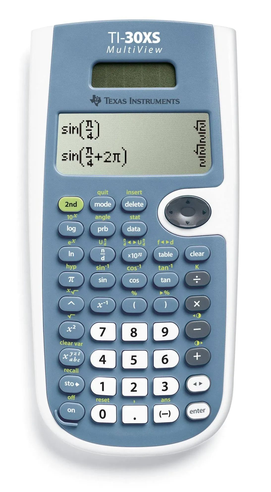 Texas Instruments® TI-30XS MultiView Scientific Calculator, Blue