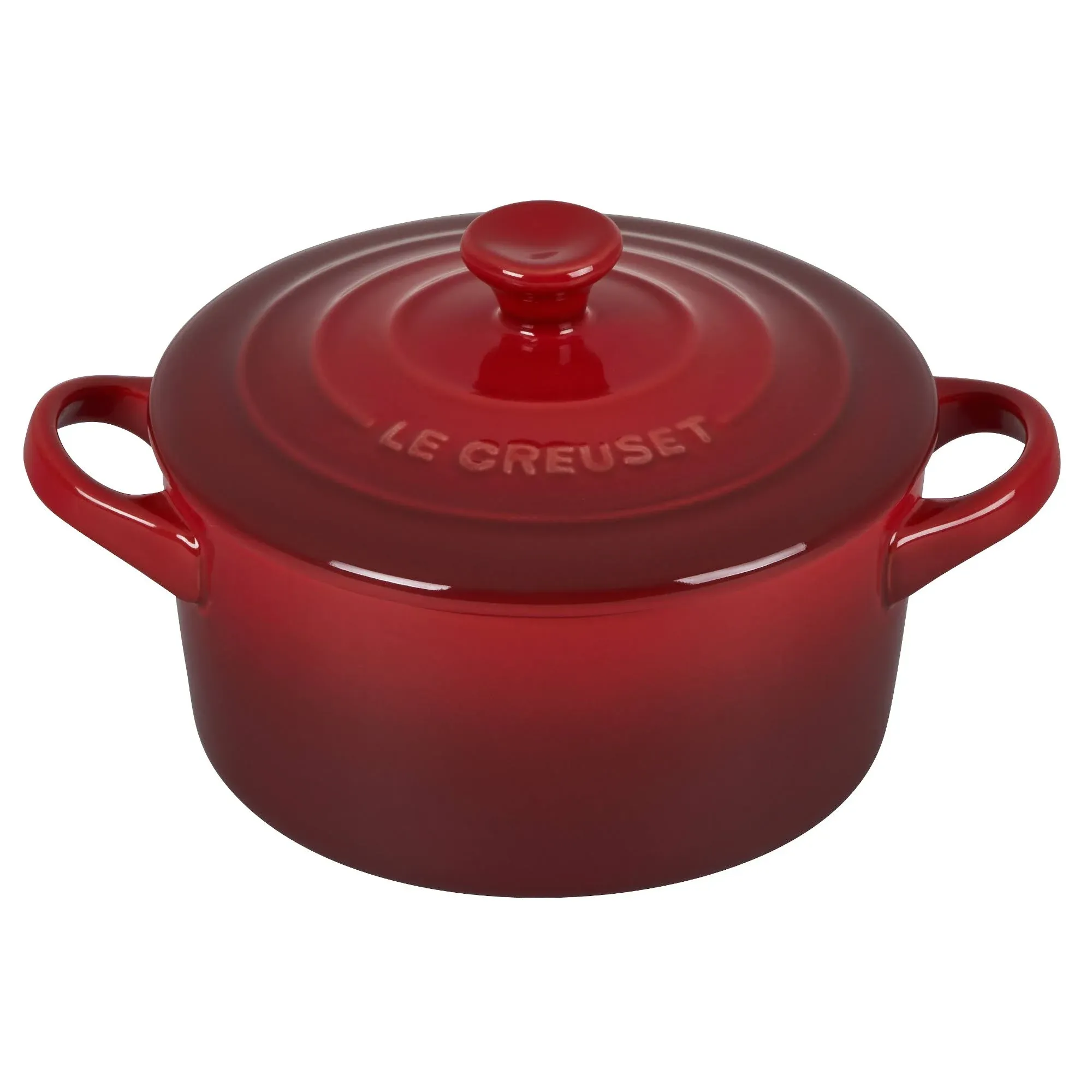 Le Creuset 14oz Stoneware Mini Round Cocotte Lid -ONLY