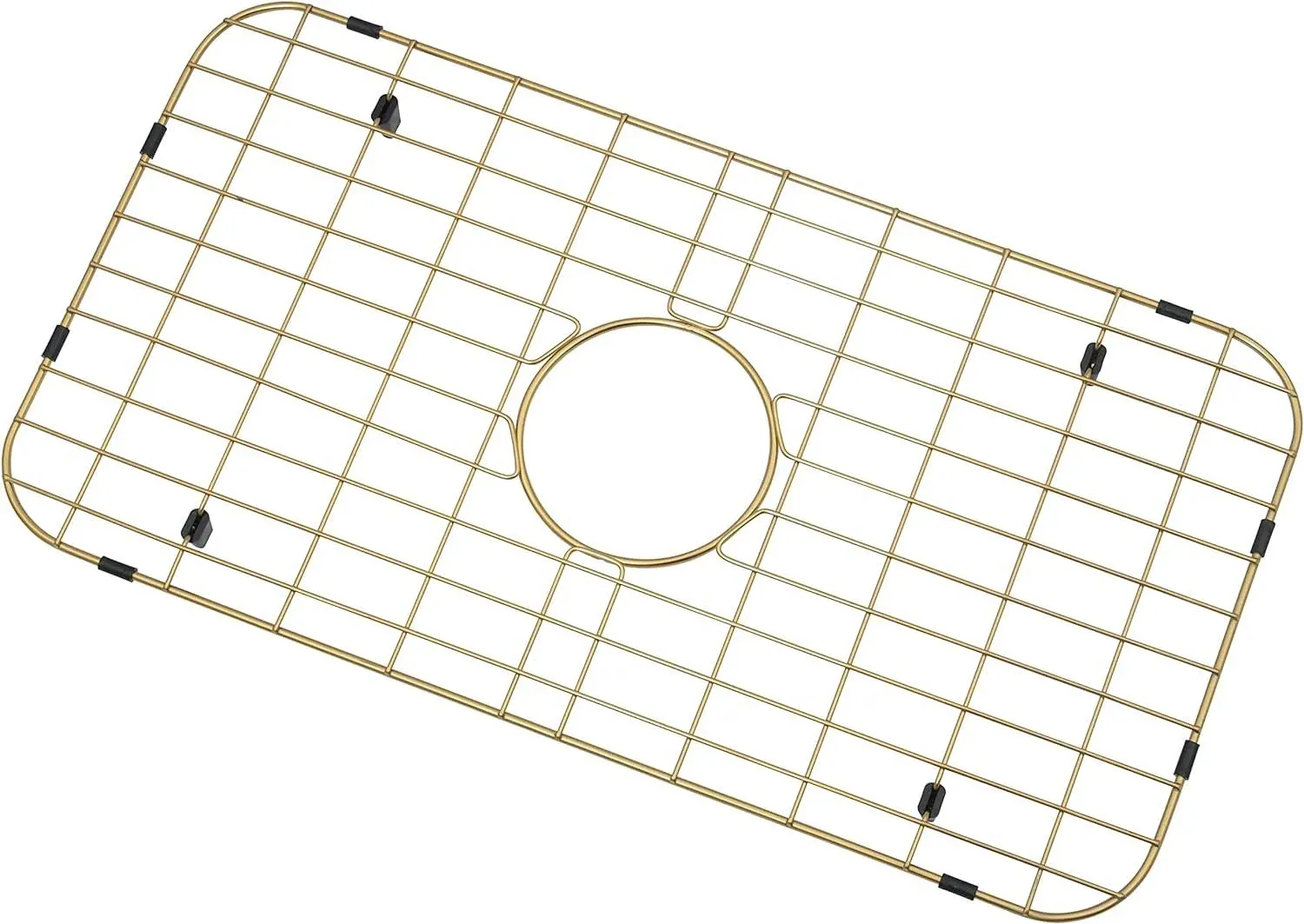 Gold Sink Protector,24 15/16&#034; X 13 1/8&#034; Kitchen Sink Grid Gold,Stainless Steel S