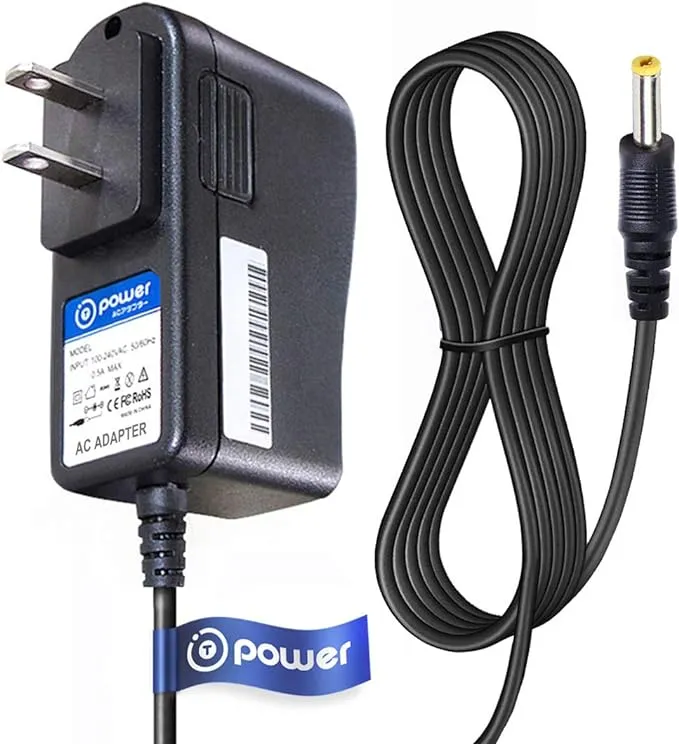 T POWER 9V Charger for LG Electronics DPAC1 Go Video , DBPOWER 9.5" Craig 7" 9" CTFT713, CTFT716N , Dynex , GPX , Initial , Insignia DVD Player Ac Dc Adapter Power Supply Cord