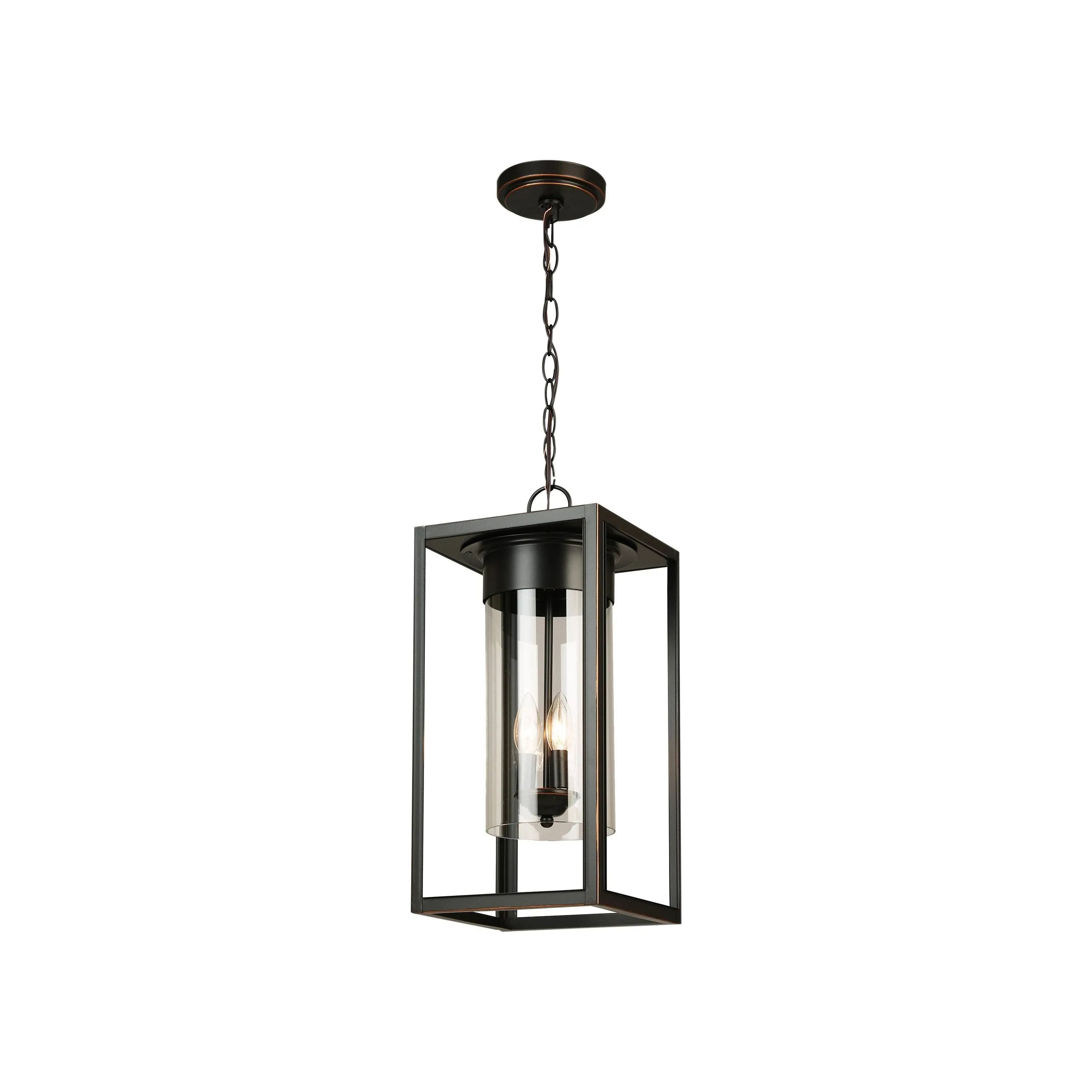 Walker Hill 3 Light 9.37 inch Oil Rubbed Bronze Outdoor Pendant