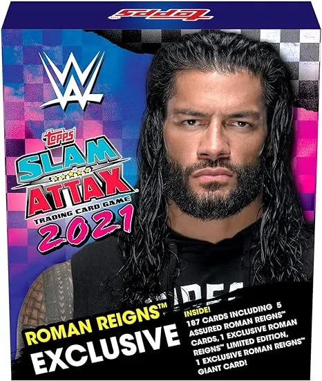 Topps WWE Slam Attax 2021 Edition (Roman Exclusive Tin)