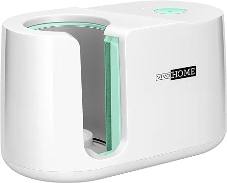 VIVOHOME Automatic Mug Heat Press Sublimation Machine for Coffee Cup 11-15oz Light Blue