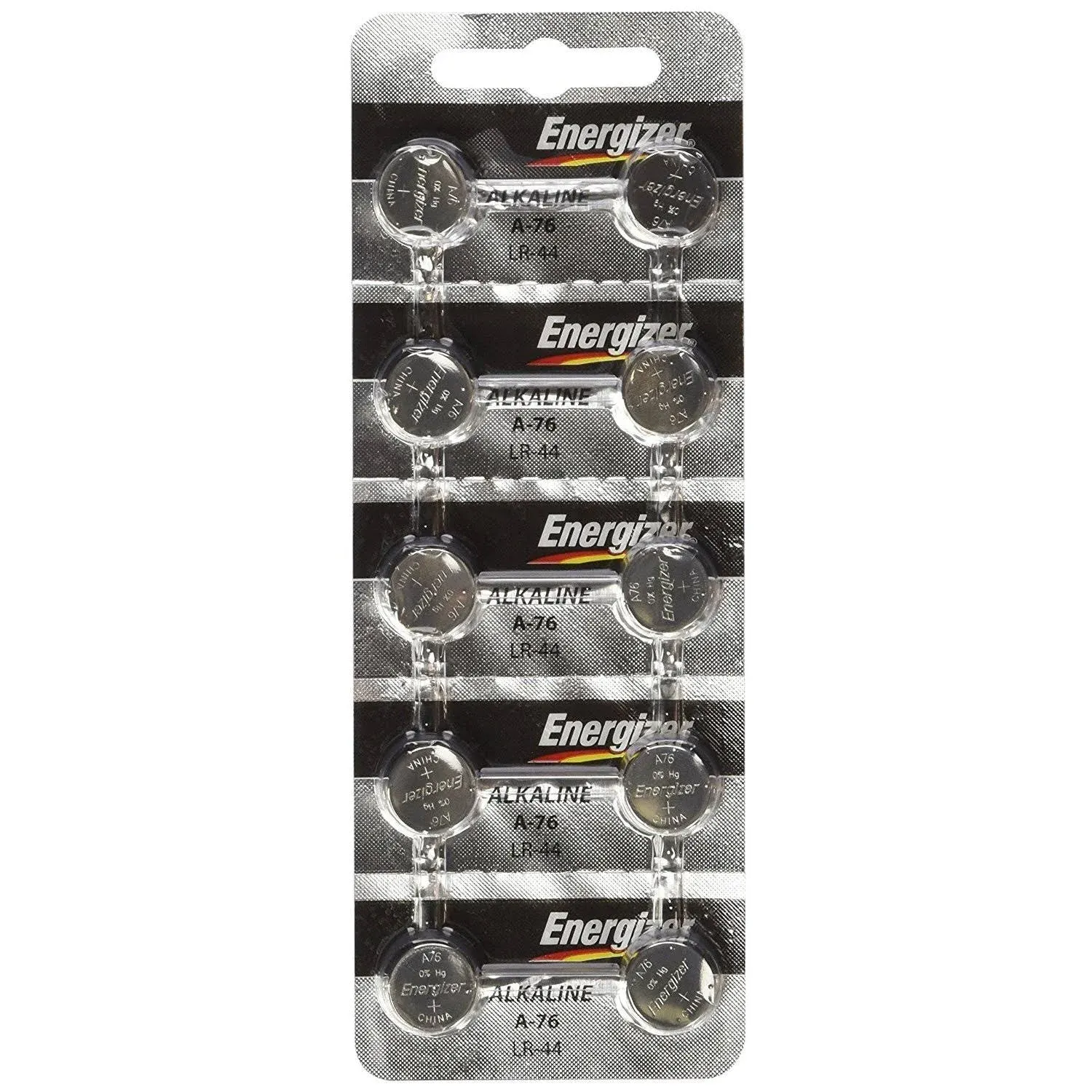 Energizer Lr44 1.5V Button Cell Battery 10 Pack (Packaging May Vary)