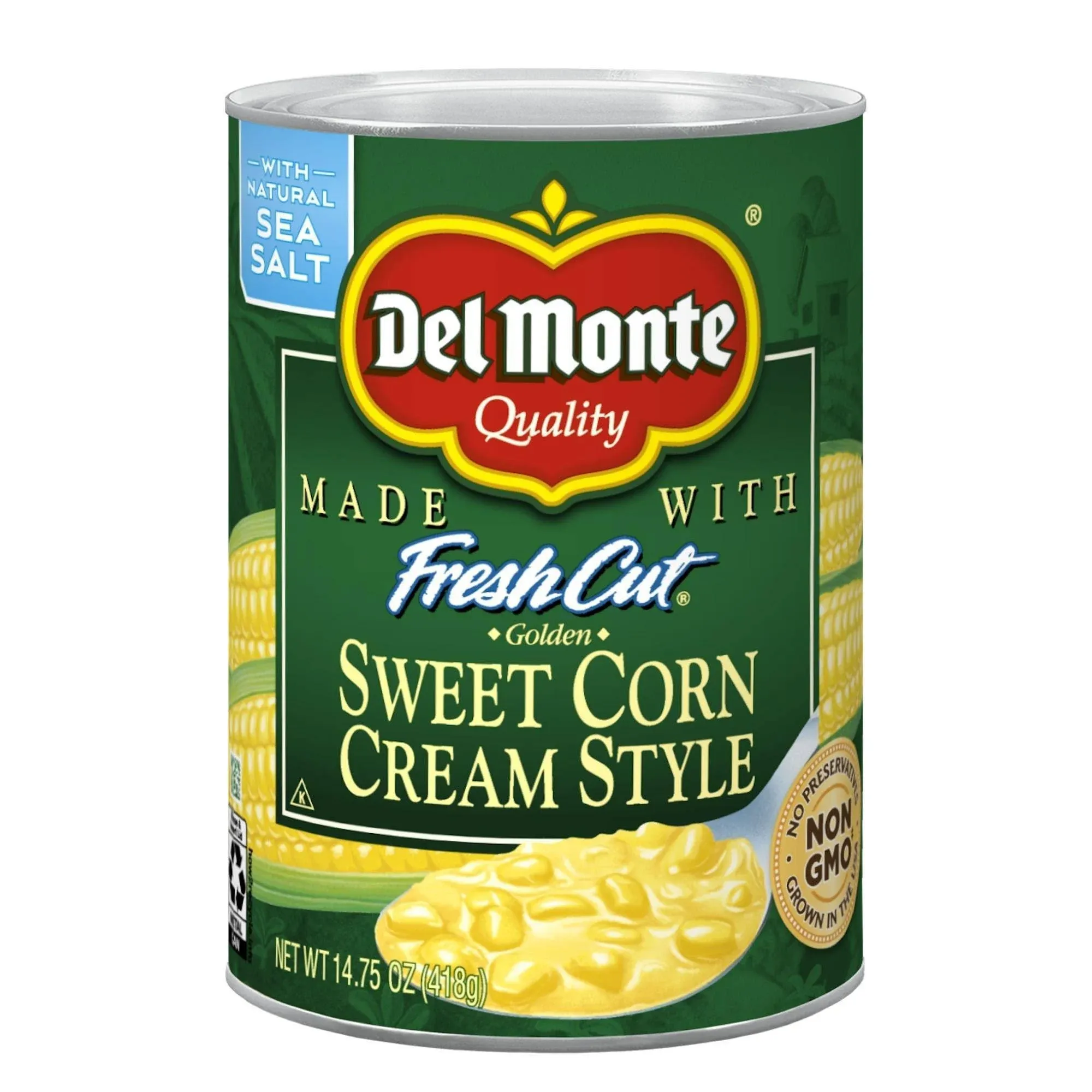 Del Monte Fresh Cut Sweet Corn, Cream Style, Golden - 14.75 oz