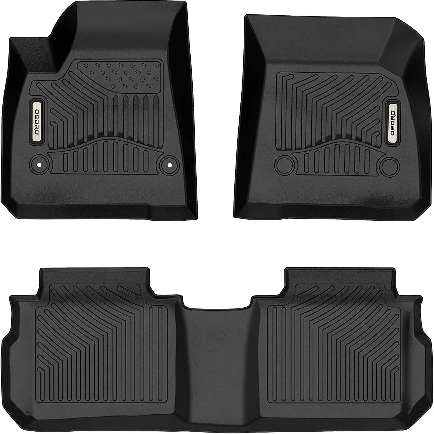 GINOWY-Floor Mats & Cargo Liner for Cadillac XT5 2017-2024 2025丨TPE All Weather Floor Mats for Cadillac XT5丨 XT5 Car Mats, XT5 Cargo Mat Trunk Mat, XT5 Car Accessories