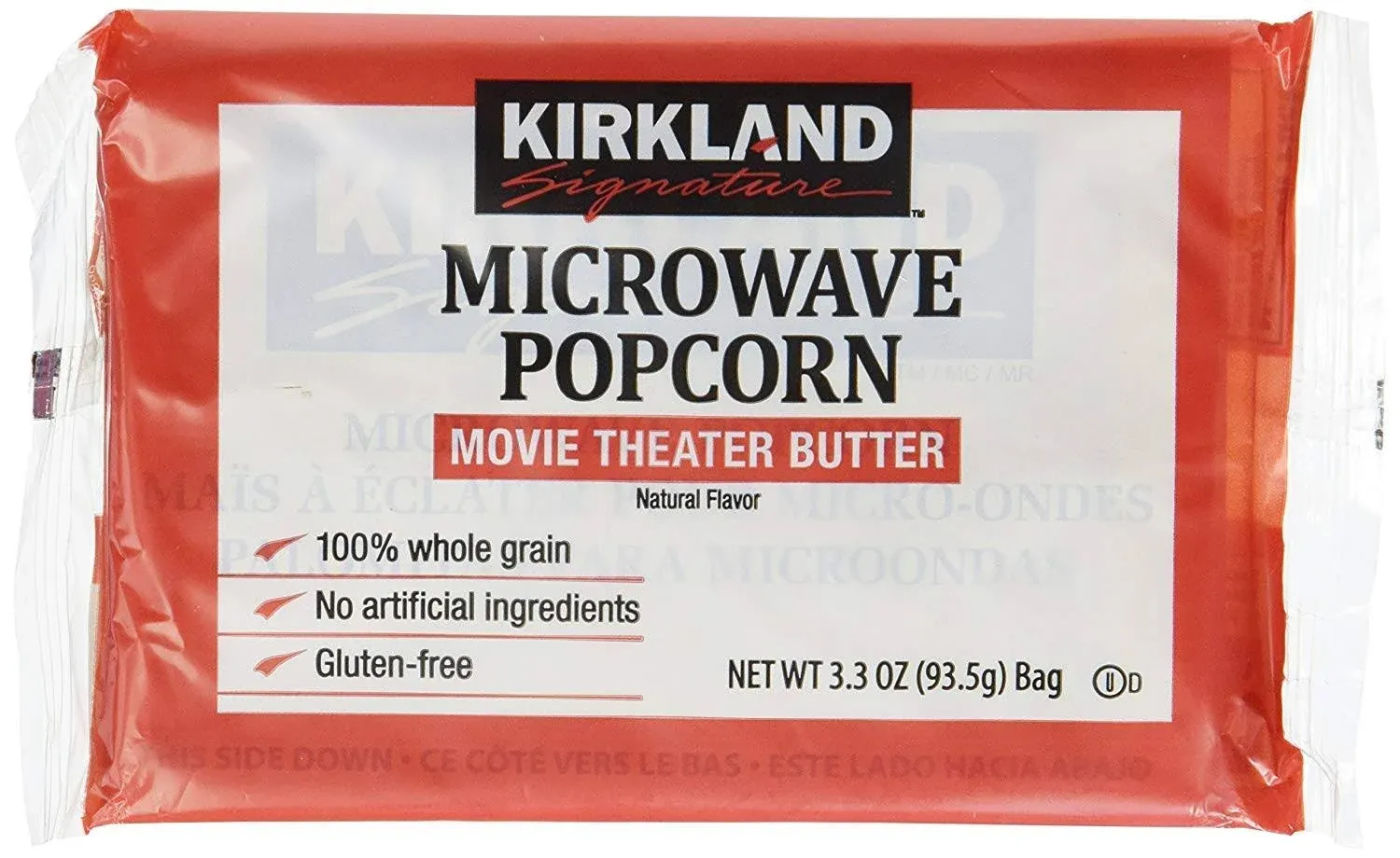 44 Bags Microwave Popcorn "Movie Theater Butter from Kirkland Signatur