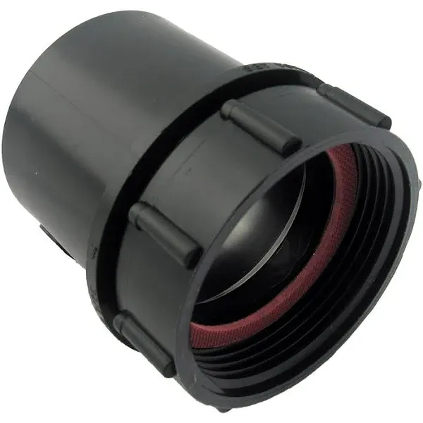 LASCO RV281 Swivel Tray Plug Adapted with 1 1/2-Inch Female Pipe Thread, ABS Black Plastic