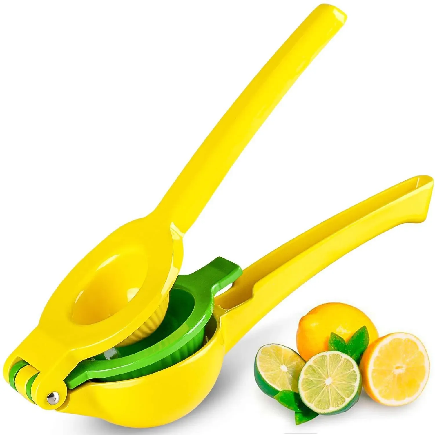 Zulay Kitchen Lemon Lime Squeezer Metal, Manual Citrus Press