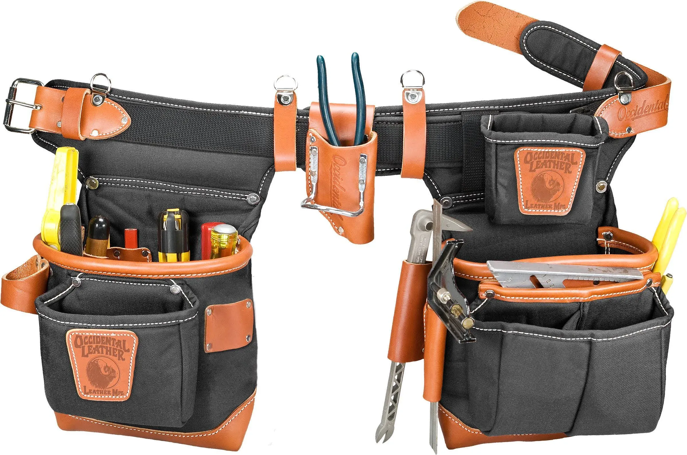 Occidental Leather Adjust To Fit Fat Lip Tool Bag Set Left Handed