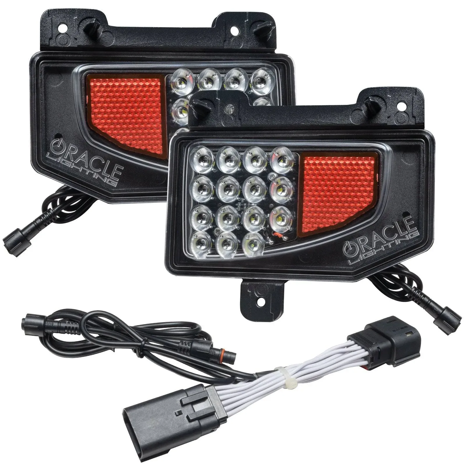 Oracle Jeep Gladiator JT Rear Bumper LED Reverse Lights w/ Plug & Play Harness - 6000K SEE WARRANTY - 5881-504