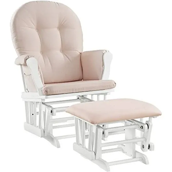 Angel Line Windsor Glider and Ottoman