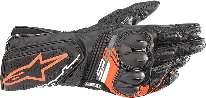 Alpinestars SP-8 V3 Gloves Black Fluo Red - XL