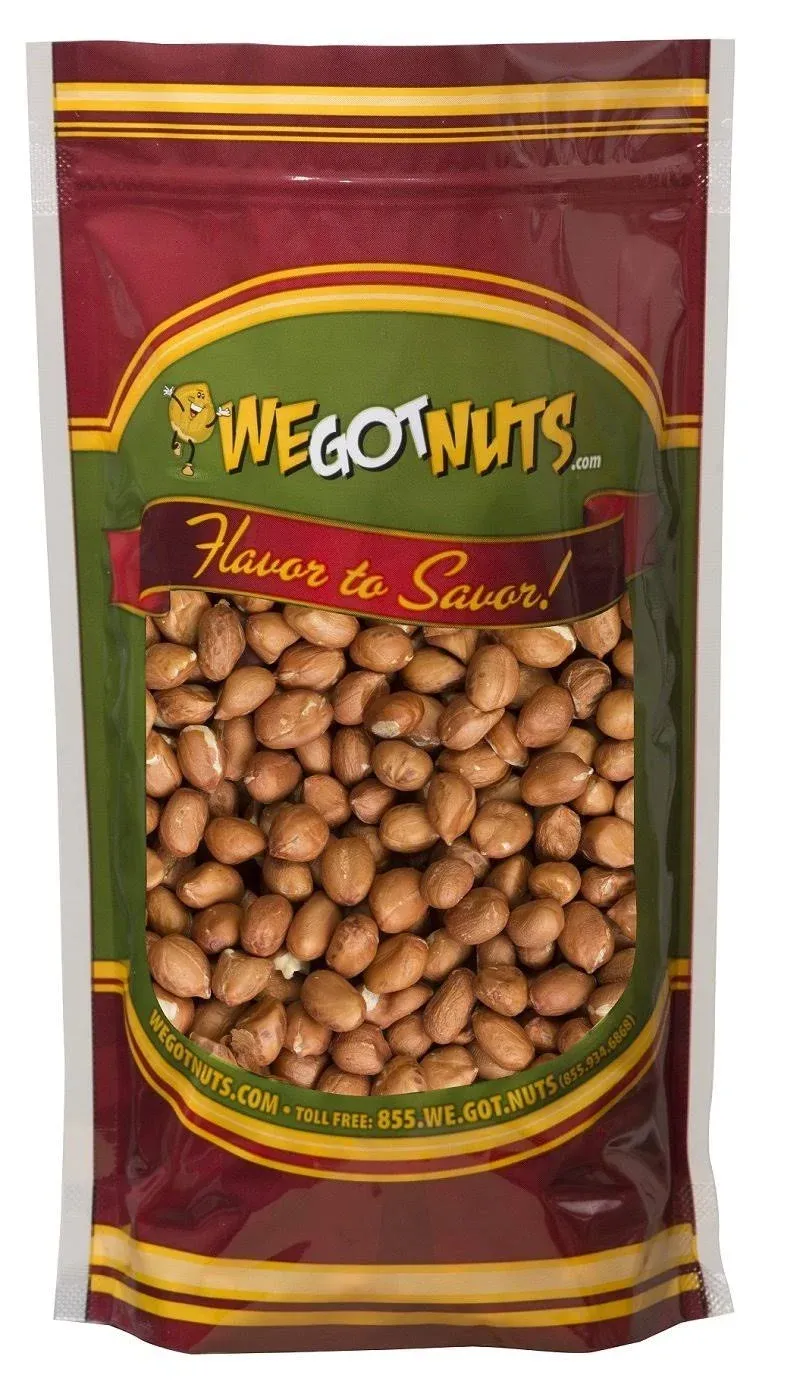 We Got Nuts Raw Unsalted Redskin Peanuts