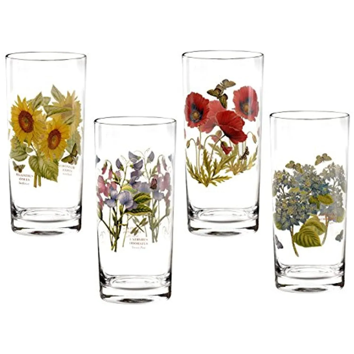 Portmeirion Botanic Garden Highball Glasses Set of 4