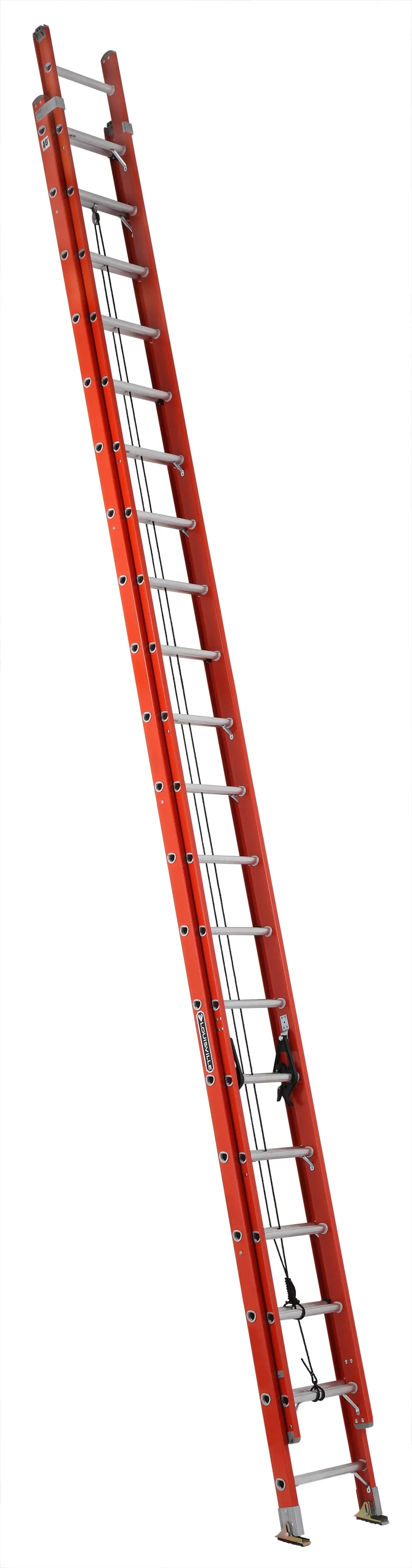 Louisville FE3240 Extension Ladder, Fiberglass, 40 ft.