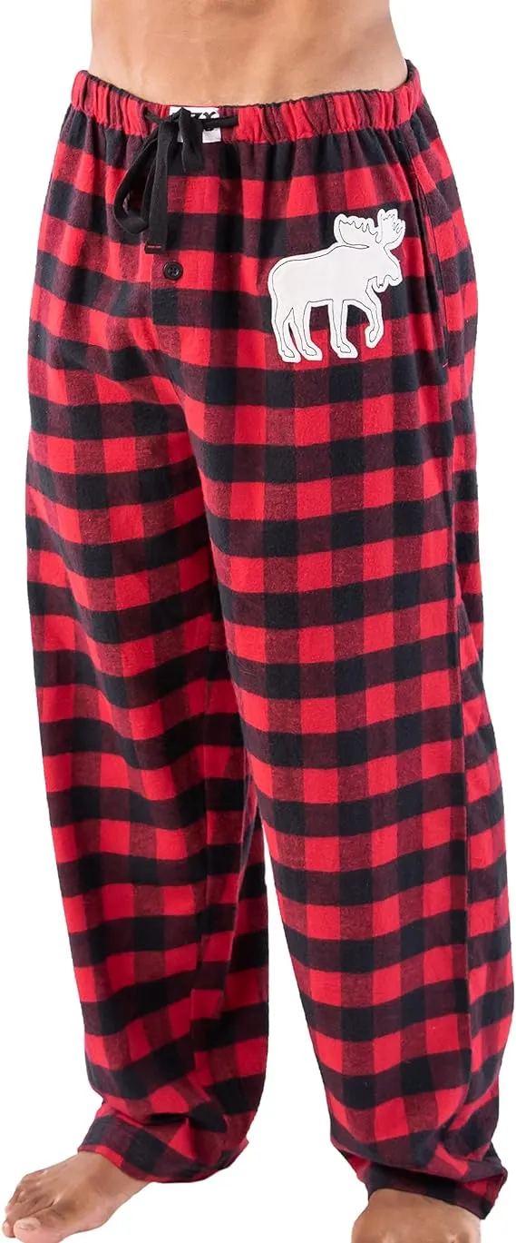 Lazy One Flannel Pajama Pants for Men, Men's Separate Bottoms, Lounge Pants