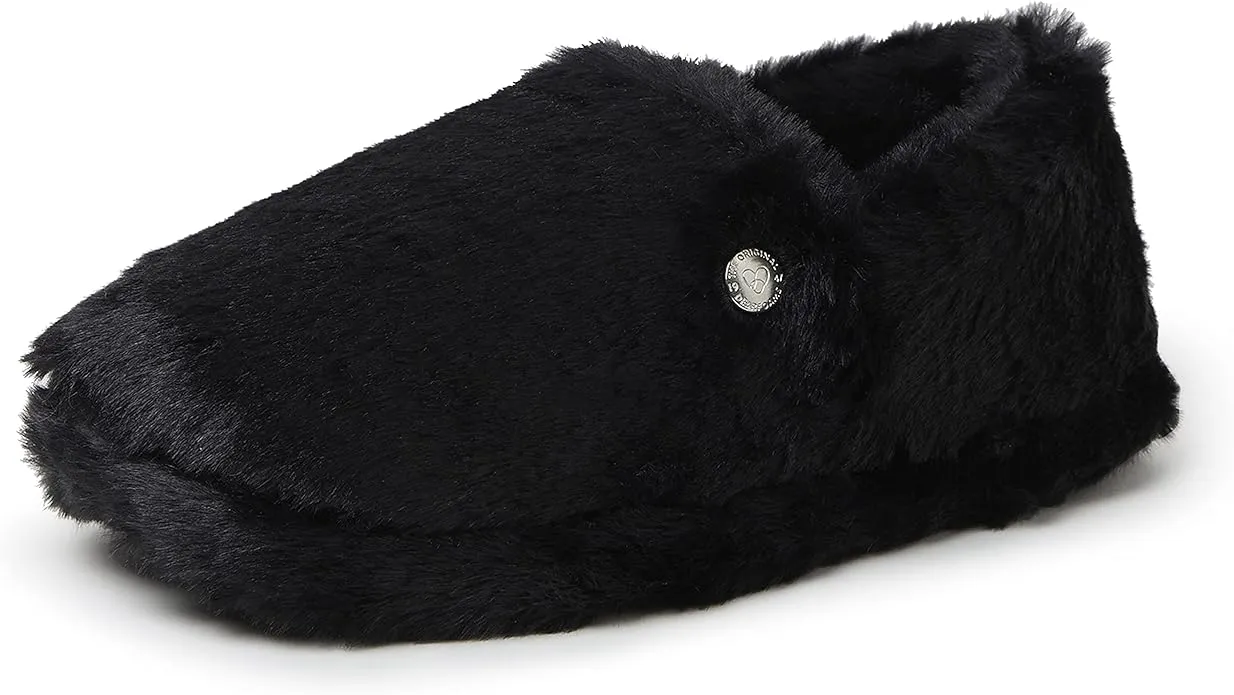 Dearfoams Women's Ellie Fluffy Snuggle Slipper