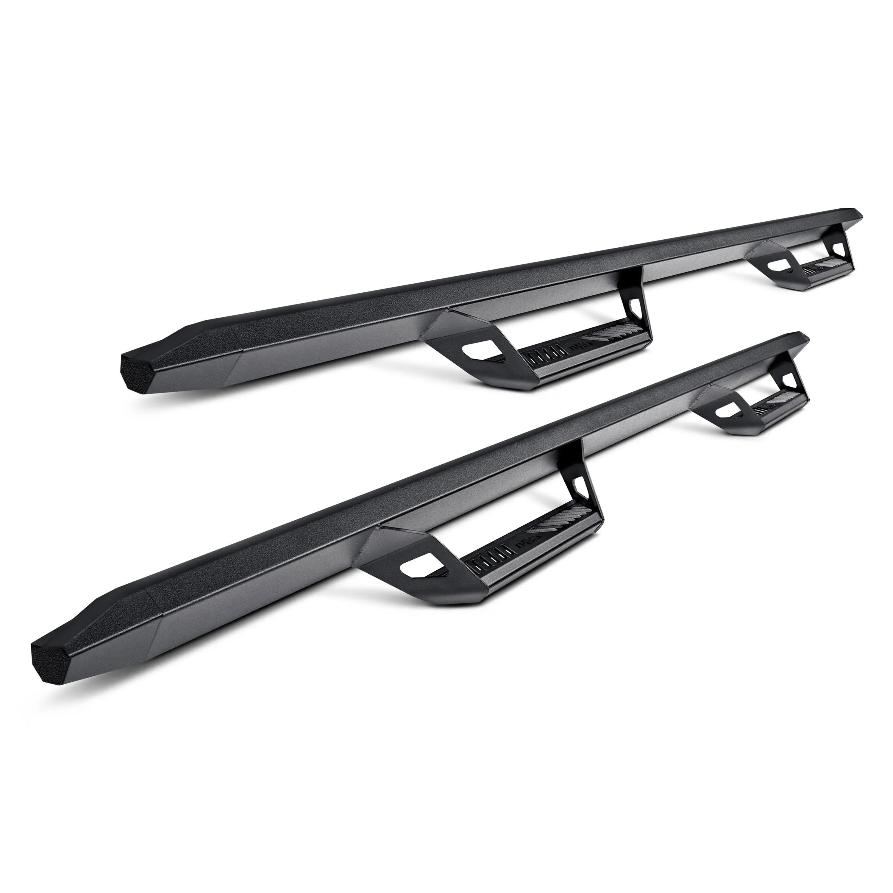 N-Fab Predator Pro Step System 05-18 Toyota Tacoma Double Cab All Beds Gas - Tex. Black