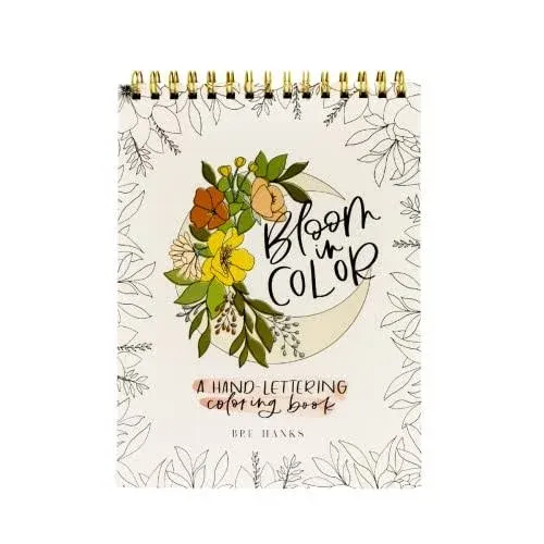 .Handlettering Coloring BookBloom In ColorCalligrap<wbr/>hy Coloring Book|with Inspira