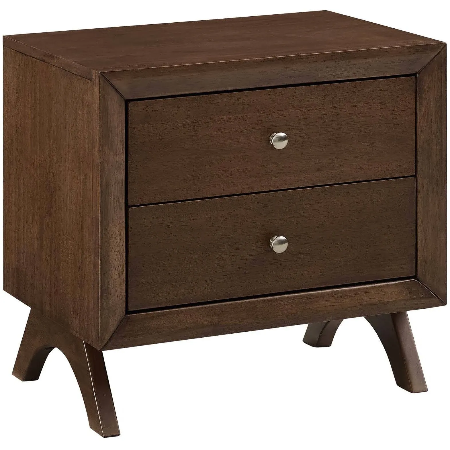 Modway Furniture Providence Nightstand Or End Table In Cappuccino MOD-6057-CAP