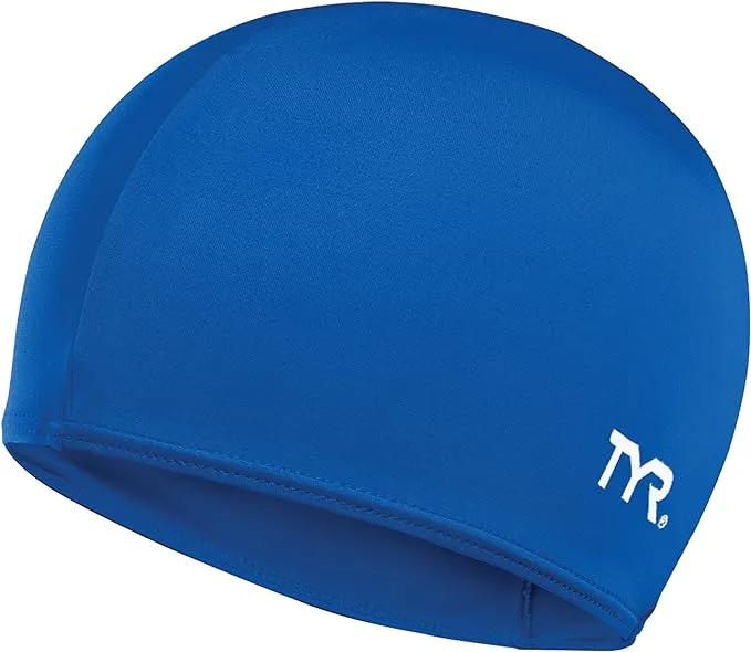 TYR Lycra Swim Cap Royal